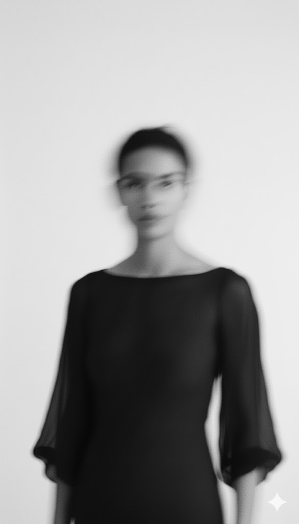 אישה חושבת, מתאר חרדה ודיכאון