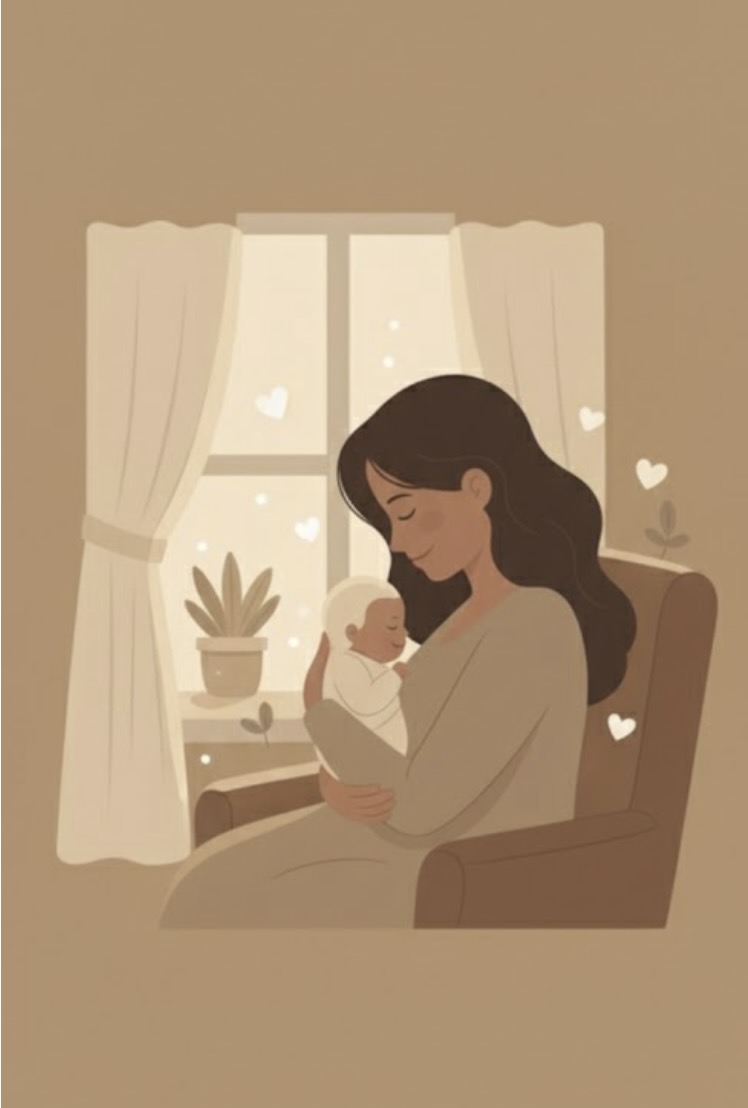 אישה מתמודדת עם דיכאון אחרי לידה, מתאר פסיכולוגיה